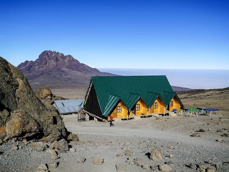 Kibo Hut stone building